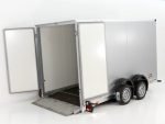 Vezeko Koffer-Absenkanhänger 157 x 344 cm Höhe 190 cm 2,7t, weiß – Image 2