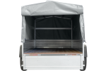 Unitrailer Kippanhänger Garden Trailer 264/2, 264 x 125 cm, Stützrad, Hochplane 80 cm – Image 5