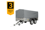 Unitrailer Kippanhänger Garden Trailer 264/2, 264 x 125 cm, Stützrad, Hochplane 80 cm – Image 7