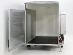 Debon Kofferanhänger Cargo Höhe 190 cm 1,3t, Alu, Polybug, Tür, grau – Image 5