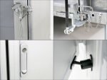 Debon Kofferanhänger Cargo Höhe 190 cm 1,3t, Alu, Polybug, Tür, grau – Image 7