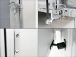Debon Kofferanhänger Cargo Höhe 190 cm 1,3t, Alu, Polybug, Tür, grau – Image 21